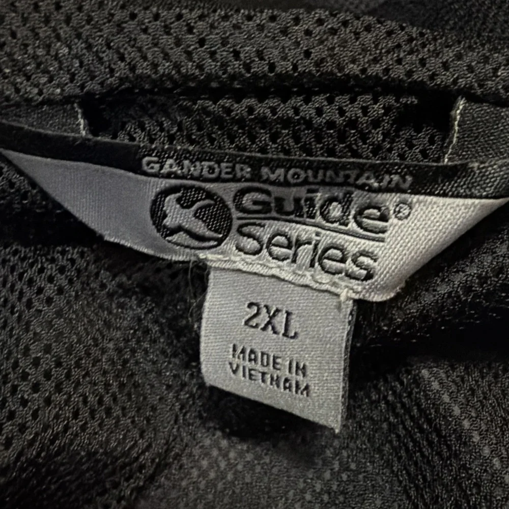 Gander Mountain Guide Series Men's 2XL Hooded Nylon Lined Black Jacket